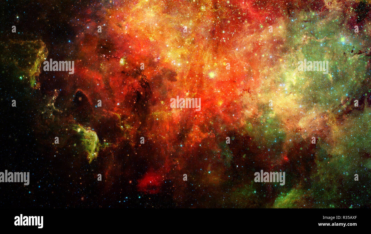 Universe filled with stars, nebula and galaxy. Elements of this image ...