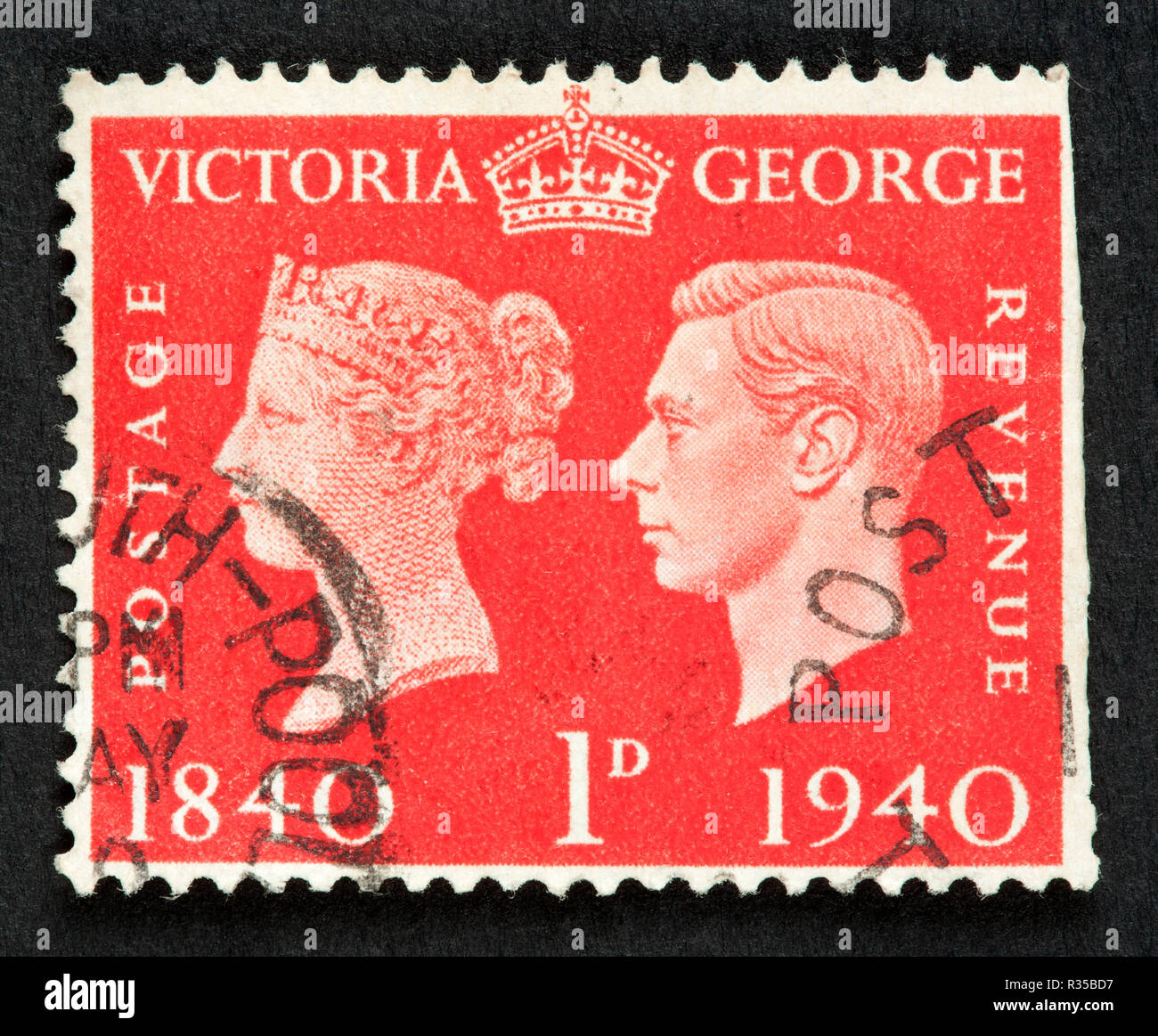 UK postage stamp Stock Photo