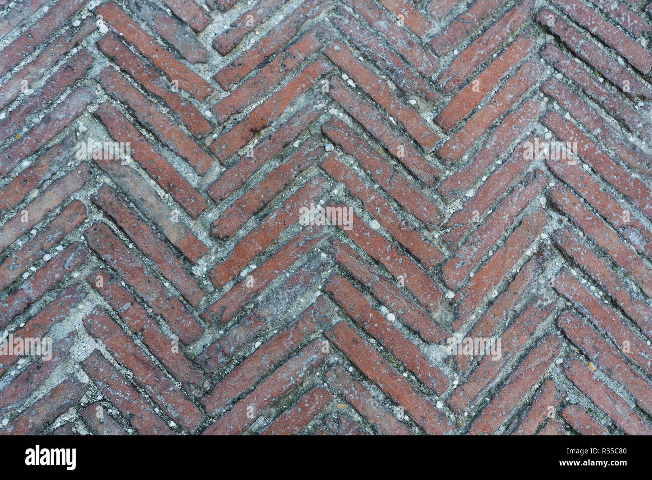 Herringbone Brick Pattern Stock Photos & Herringbone Brick