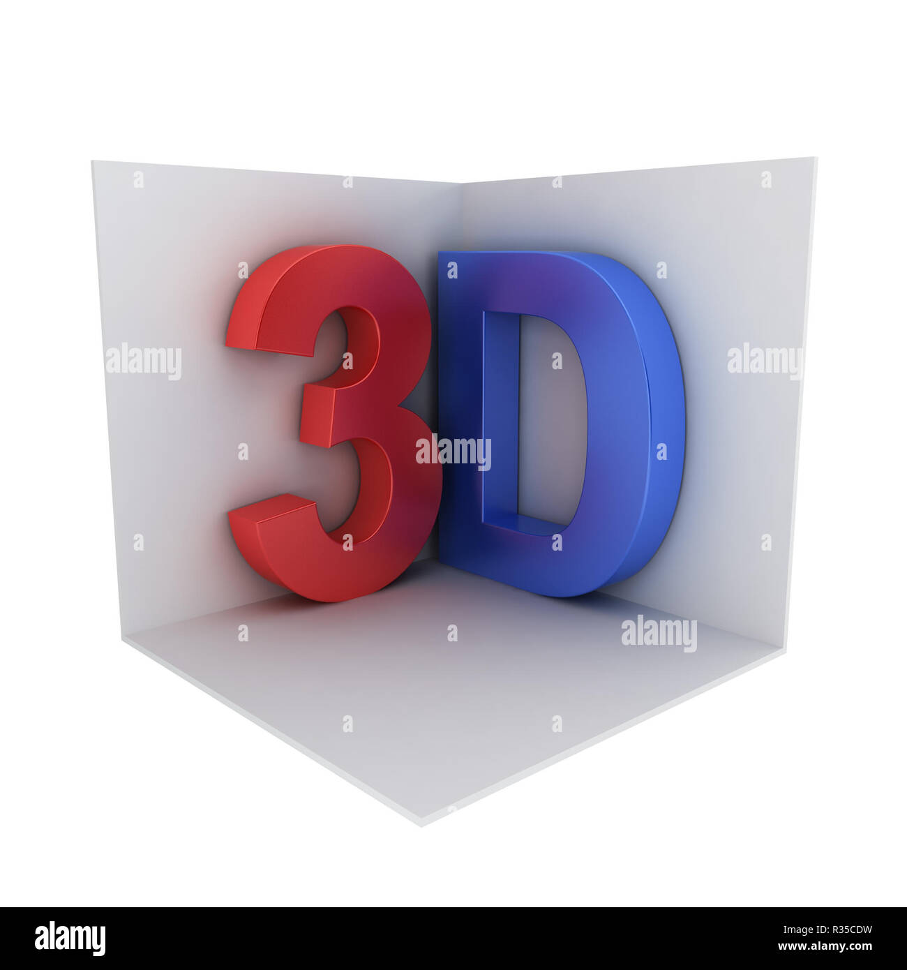 Stereo 3d background picture Cut Out Stock Images & Pictures - Alamy