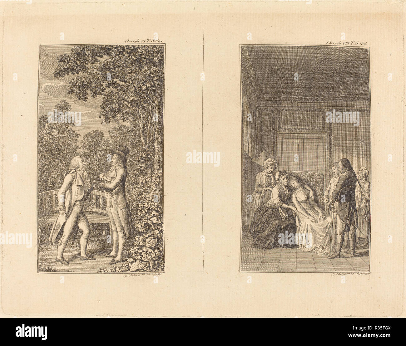 Etching 2 etchings on one sheet from one plate hires stock photography and images Alamy