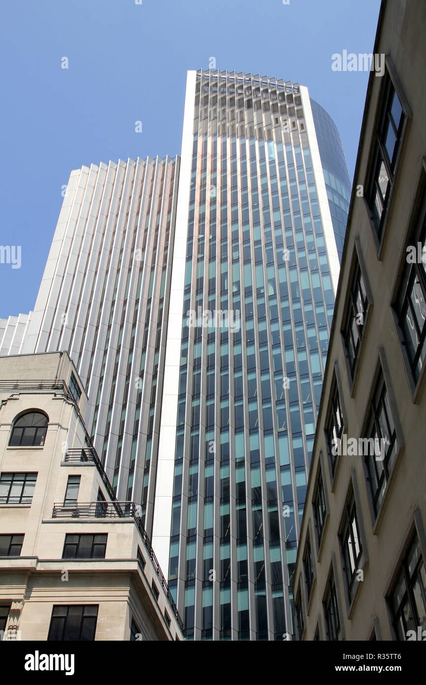 contrast between old and new buildings Stock Photo - Alamy