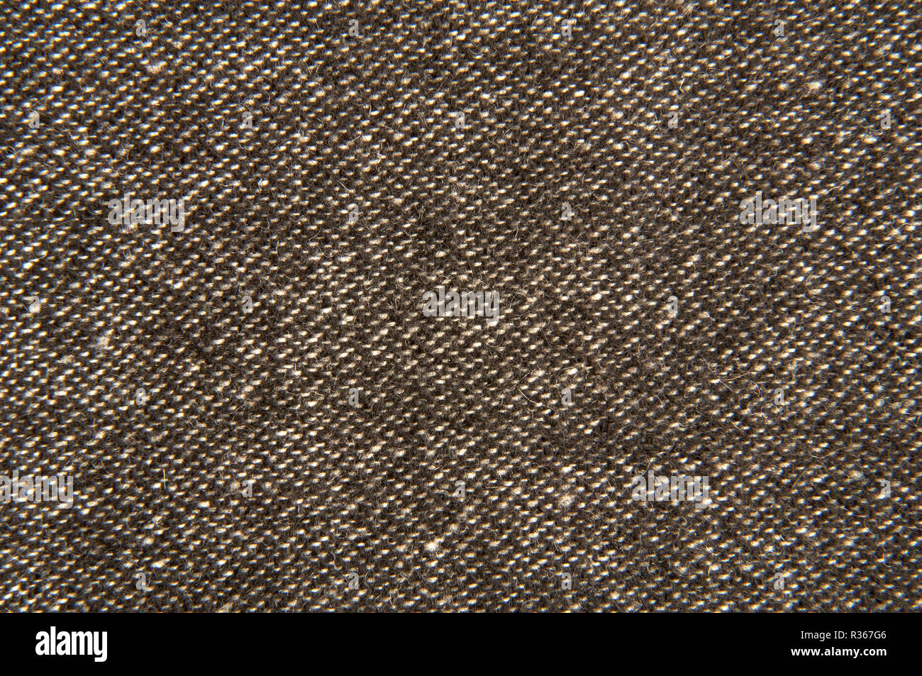 Brown knitted fabric textile texture close up Stock Photo