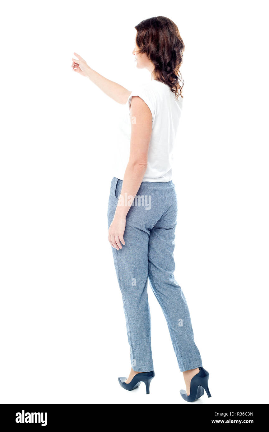 Rear view pert Cut Out Stock Images & Pictures - Alamy