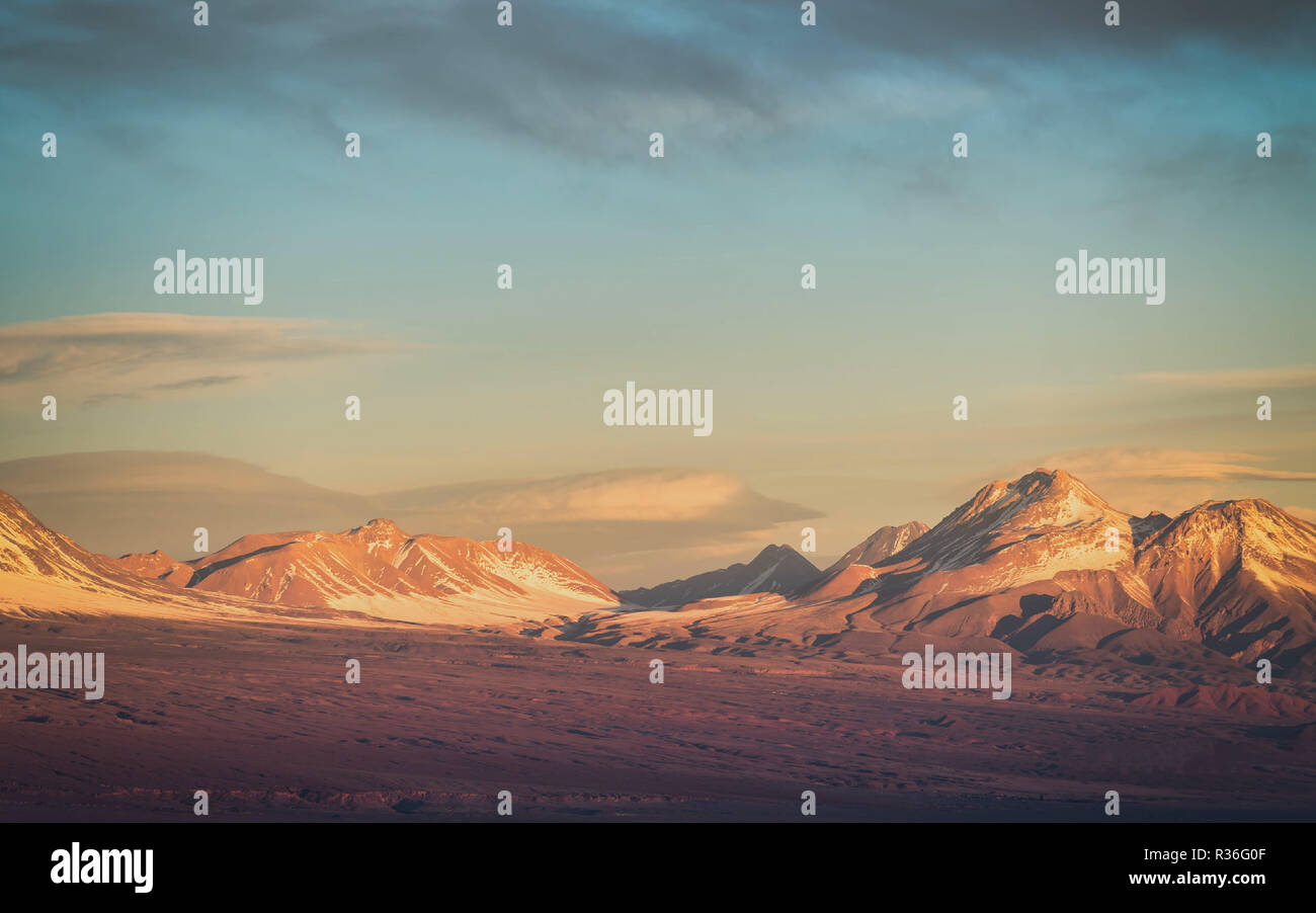 panoramic view of mountains - sky scenics - nature 2018 Stock Photo