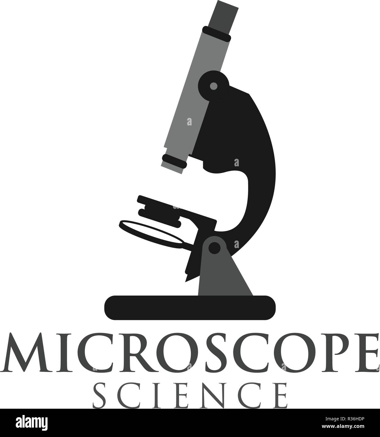 Microscope graphic design template vector illustration Stock Vector