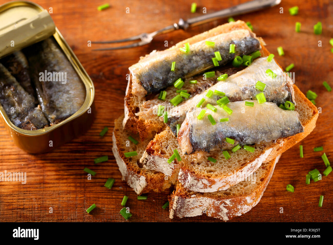 Sandwich sardines seafood hires stock photography and images Alamy