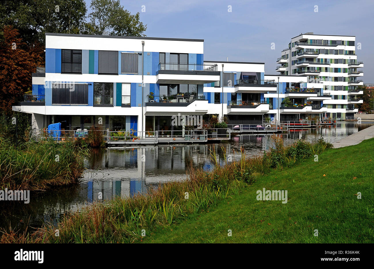 water houses Stock Photo