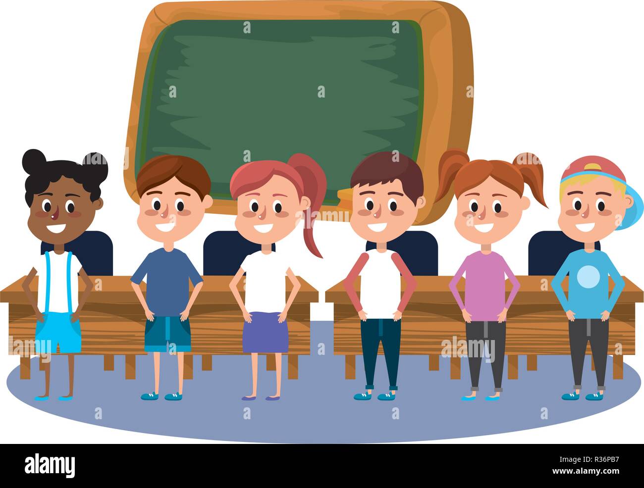 back school cartoon kids in stock photos back school cartoon kids kids in school cartoon