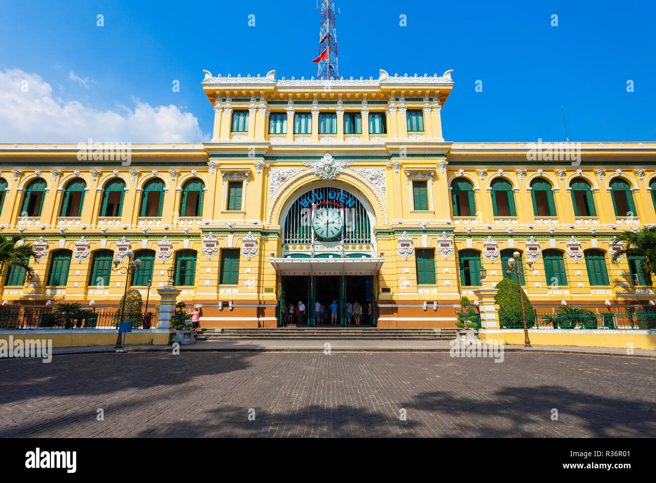 Saigon Central Post Office is a post office in the downtown Ho Chi Minh City or Saigon in