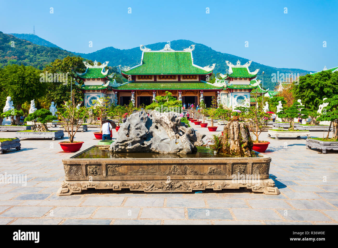 Linh Ung Pagoda in Danang city in Vietnam Stock Photo