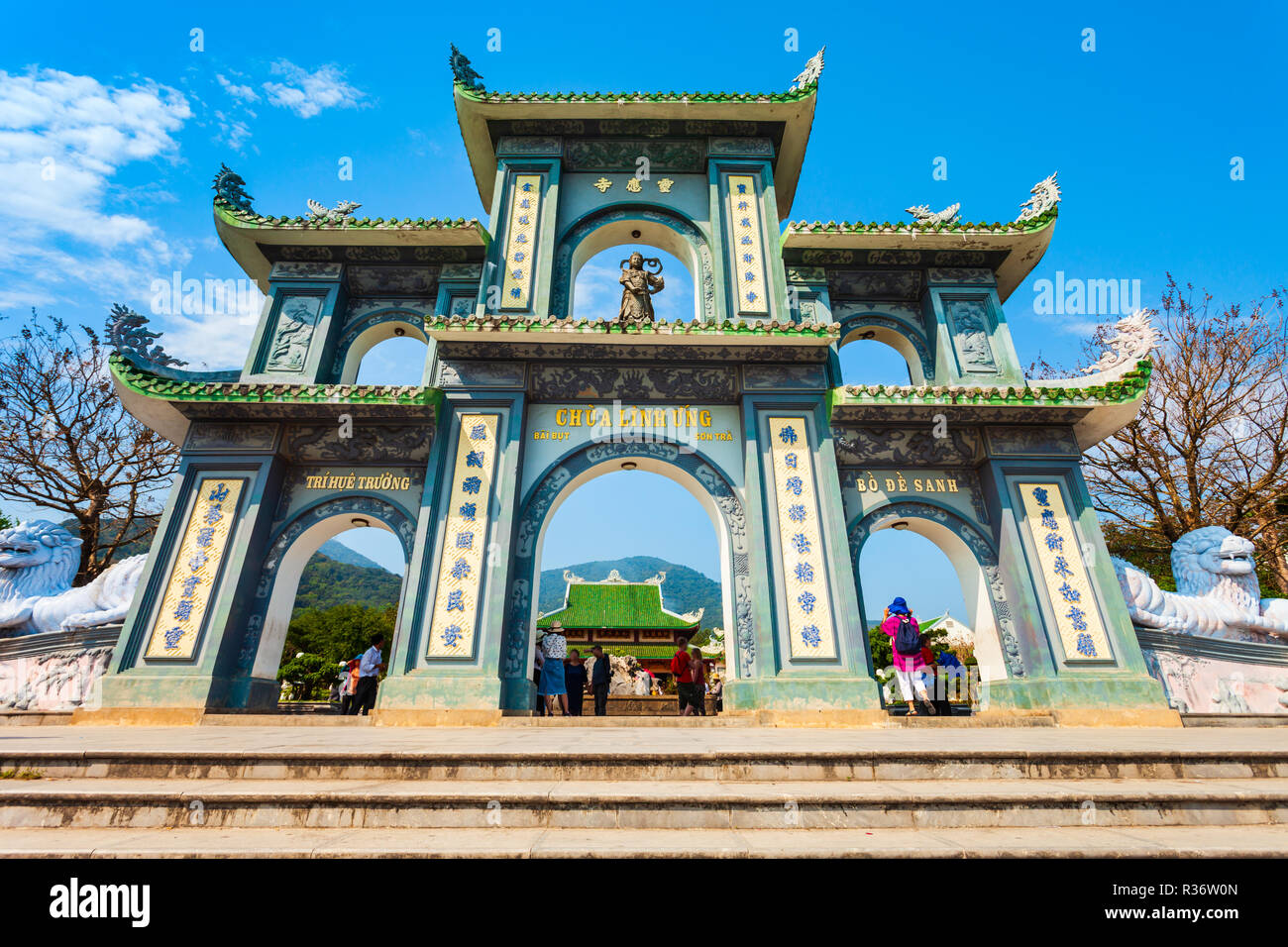 Linh Ung Pagoda in Danang city in Vietnam Stock Photo