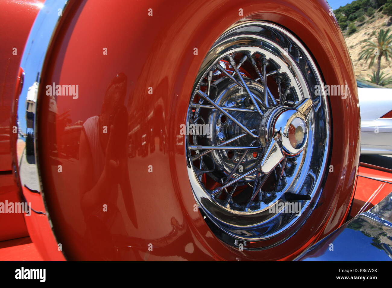 Classic car spare tire on hires stock photography and images Alamy