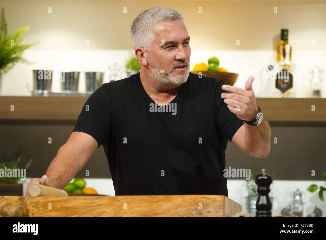 Celebrity Chef Paul Hollywood Gives A Demonstration Qa And - 