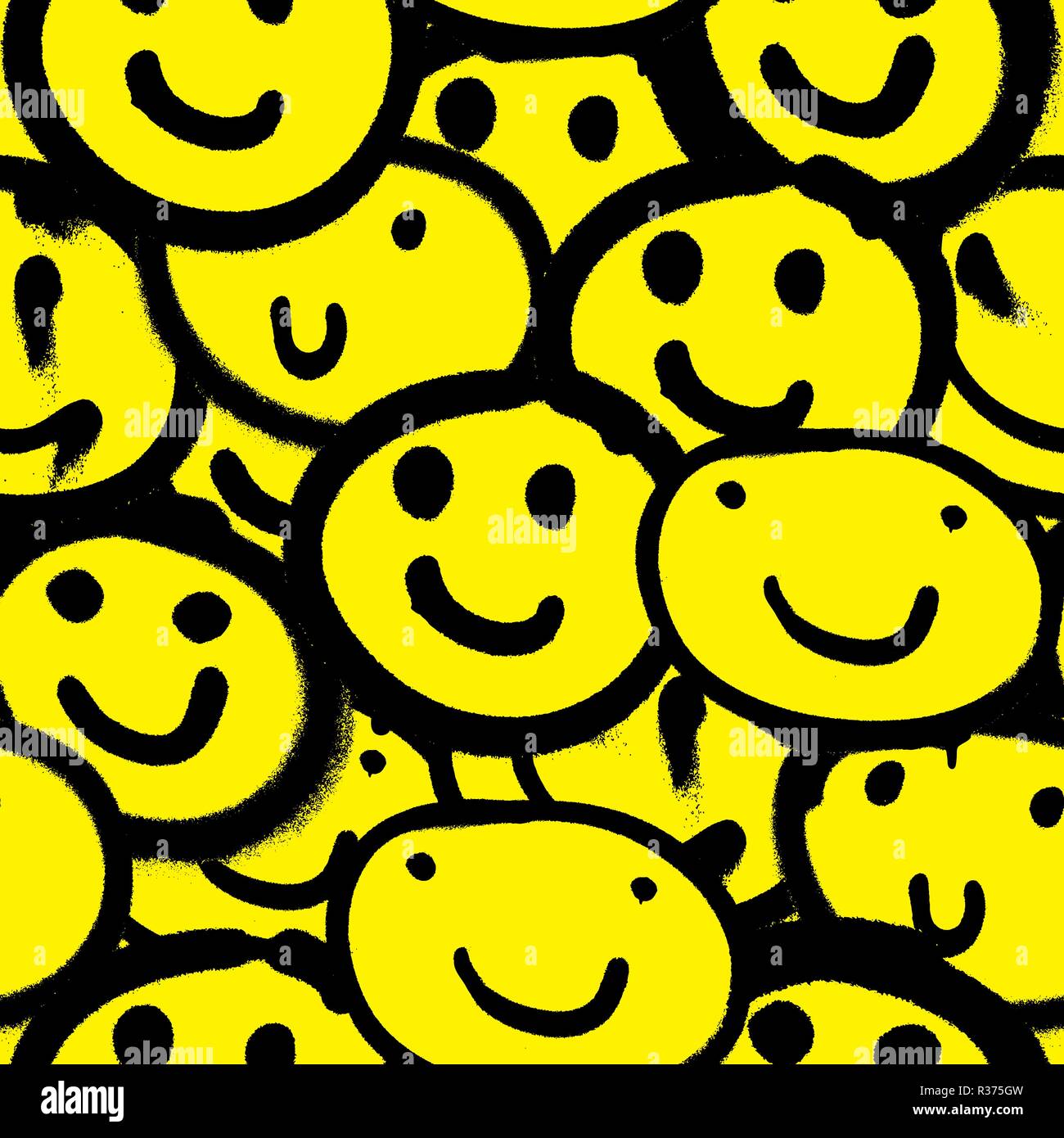 Vector seamless patterns. Trendy endless unique wallpaper Stock Vector