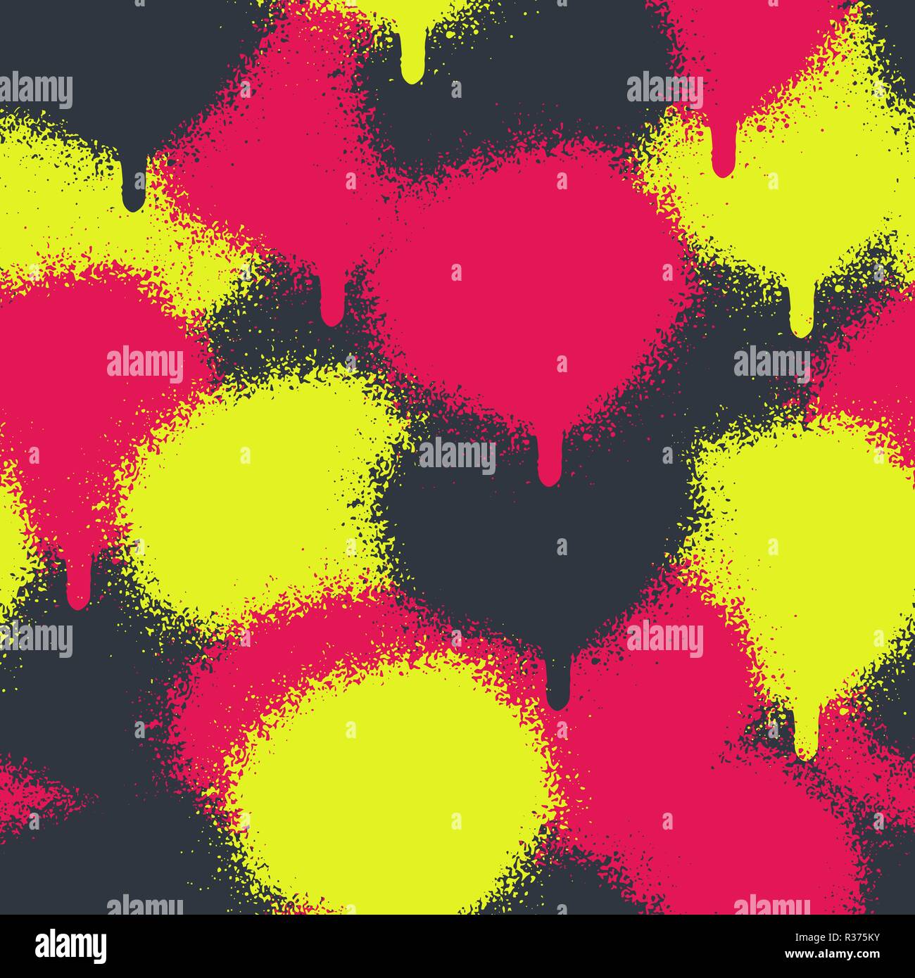 Vector seamless patterns. Trendy endless unique wallpaper Stock Vector