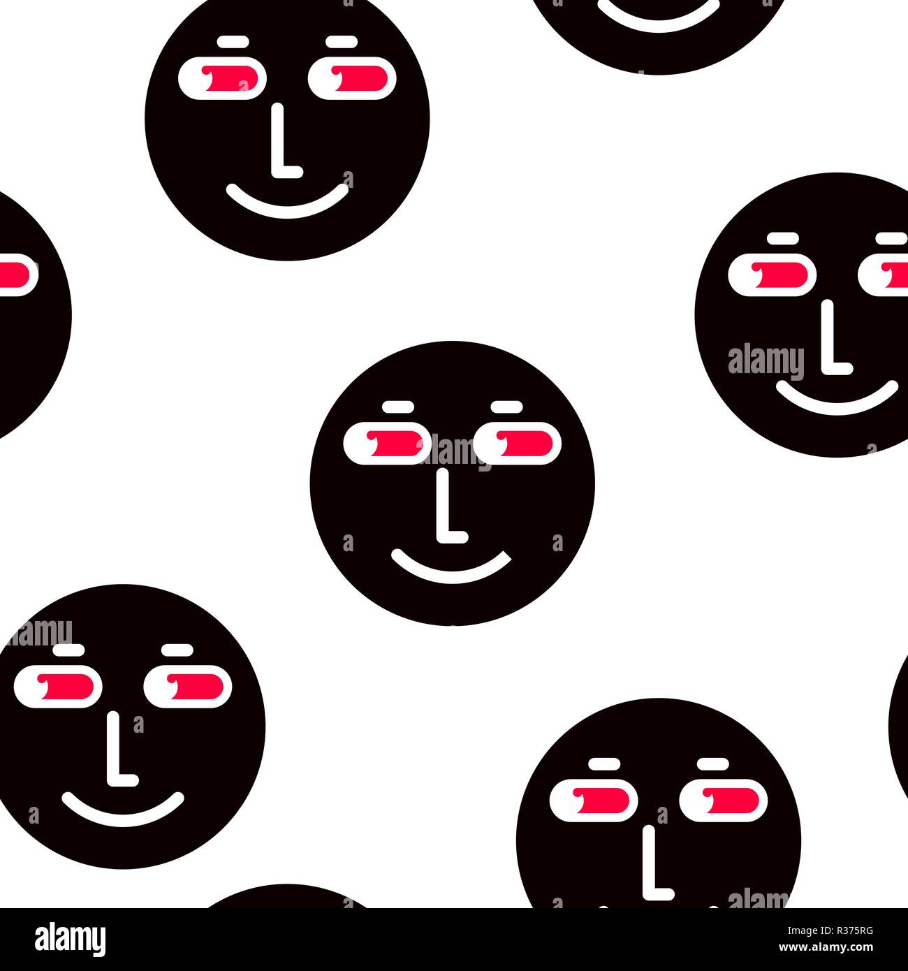 Vector seamless patterns. Trendy endless unique wallpaper Stock Vector