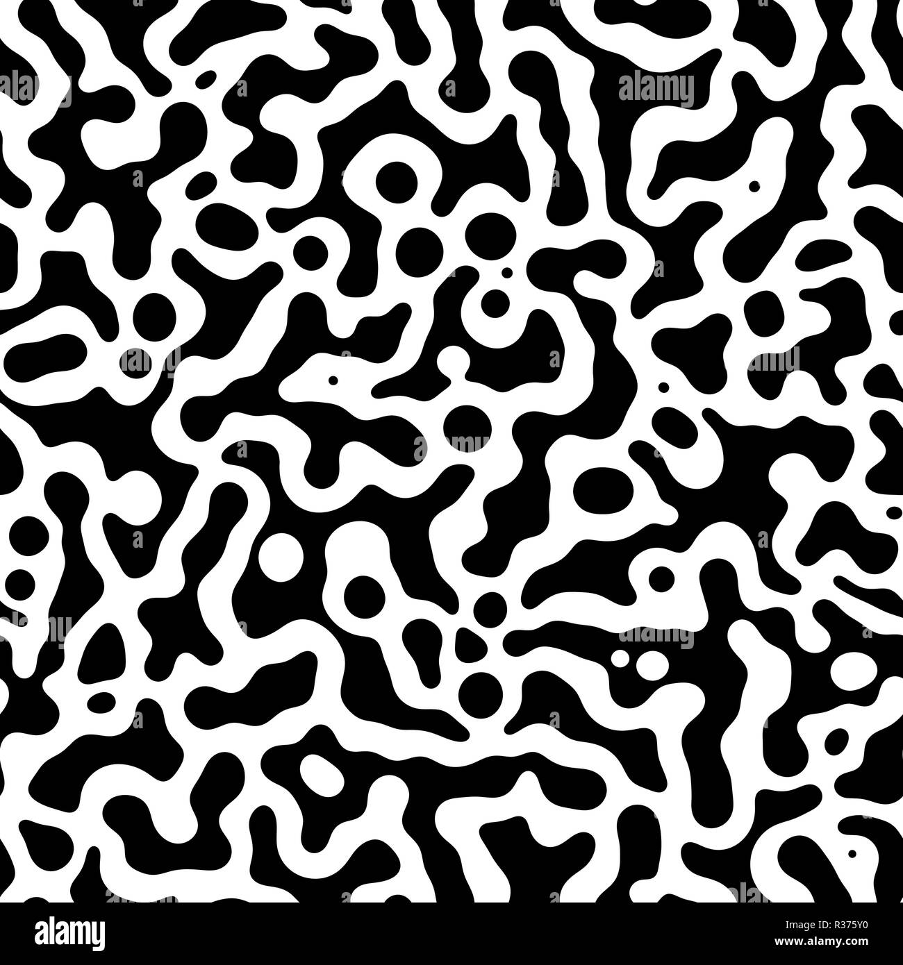 Vector seamless patterns. Trendy endless unique wallpaper Stock Vector