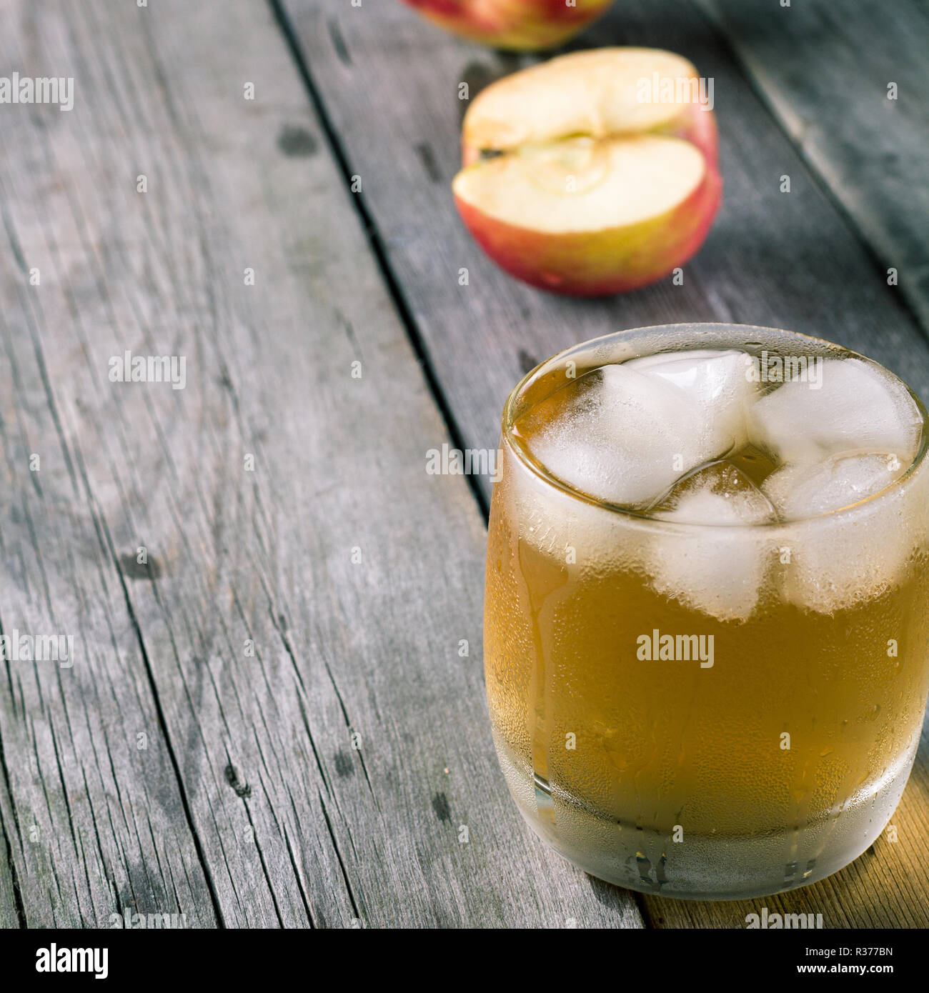 A glass of fresh apple juice Stock Photo Alamy