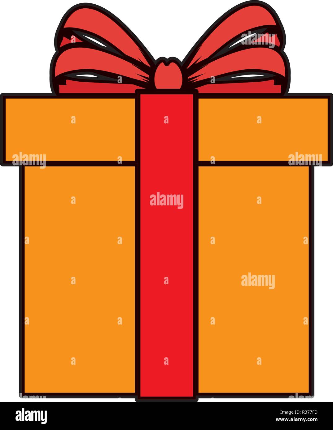 gift box present icon Stock Vector Image & Art - Alamy