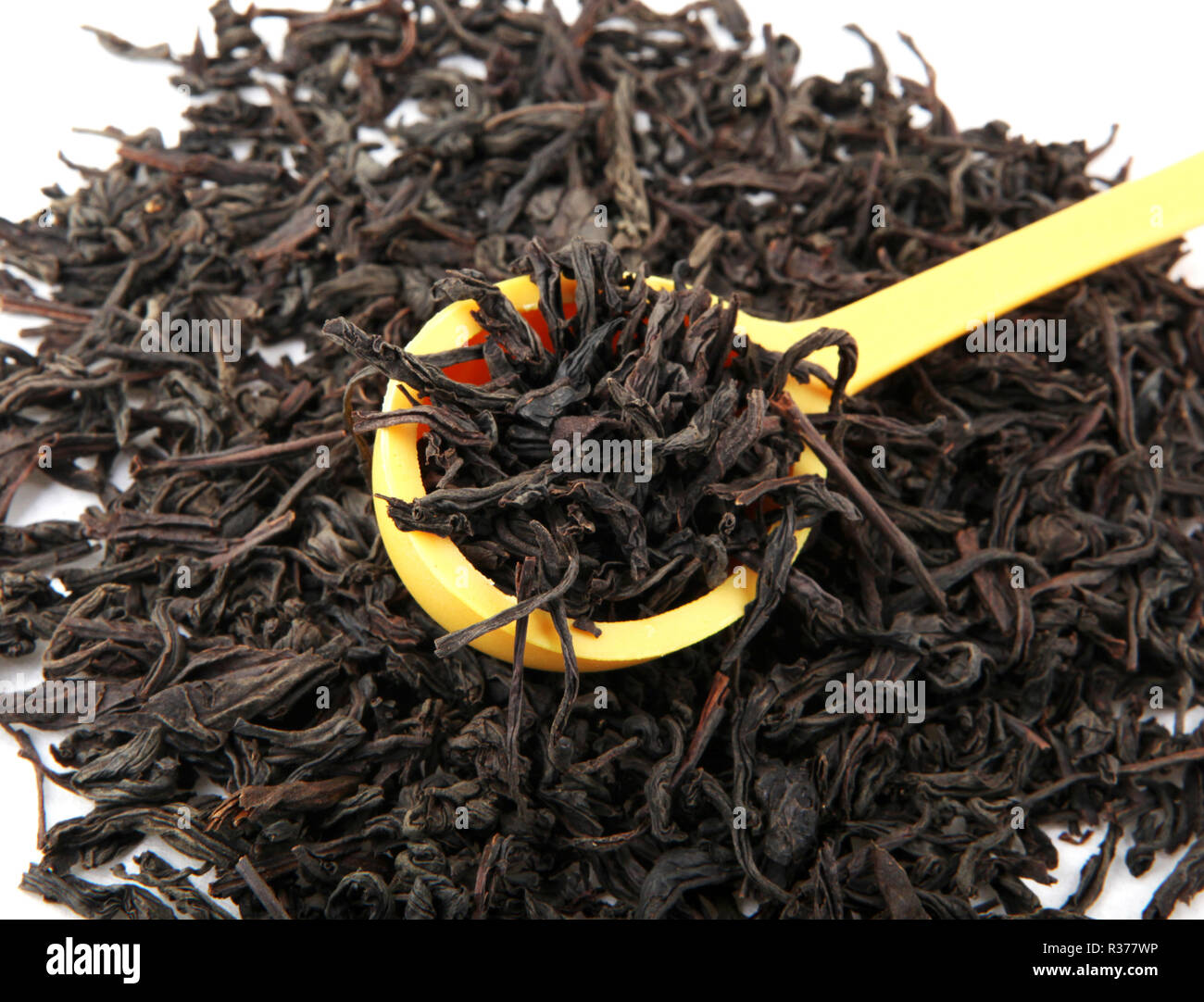 Dried Black Tea Leaves Stock Photo Alamy