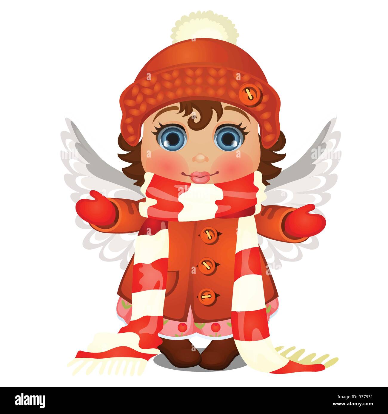Angel Wings Cover-up Hat Scarf main image 1