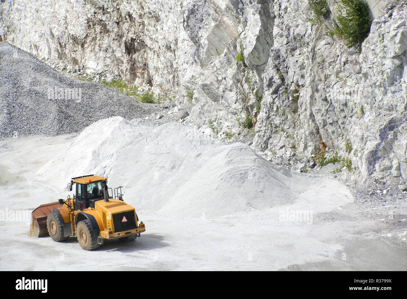 Dolomite quarry in Ankele Finland Stock Photo