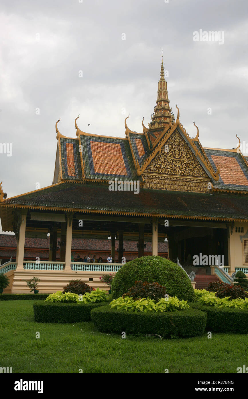 Phochani Pavilion, Royal Palace, Phnom Penh, Cambodia Stock Photo