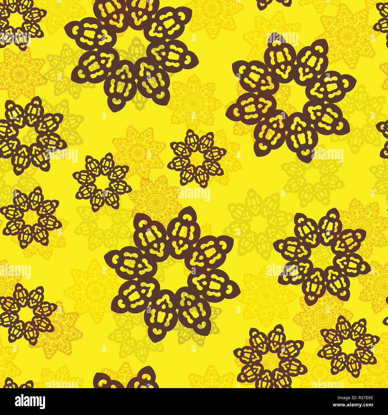 Tangle Ottoman - Printed Artwork Tangle Ottoman - Printed Artwork