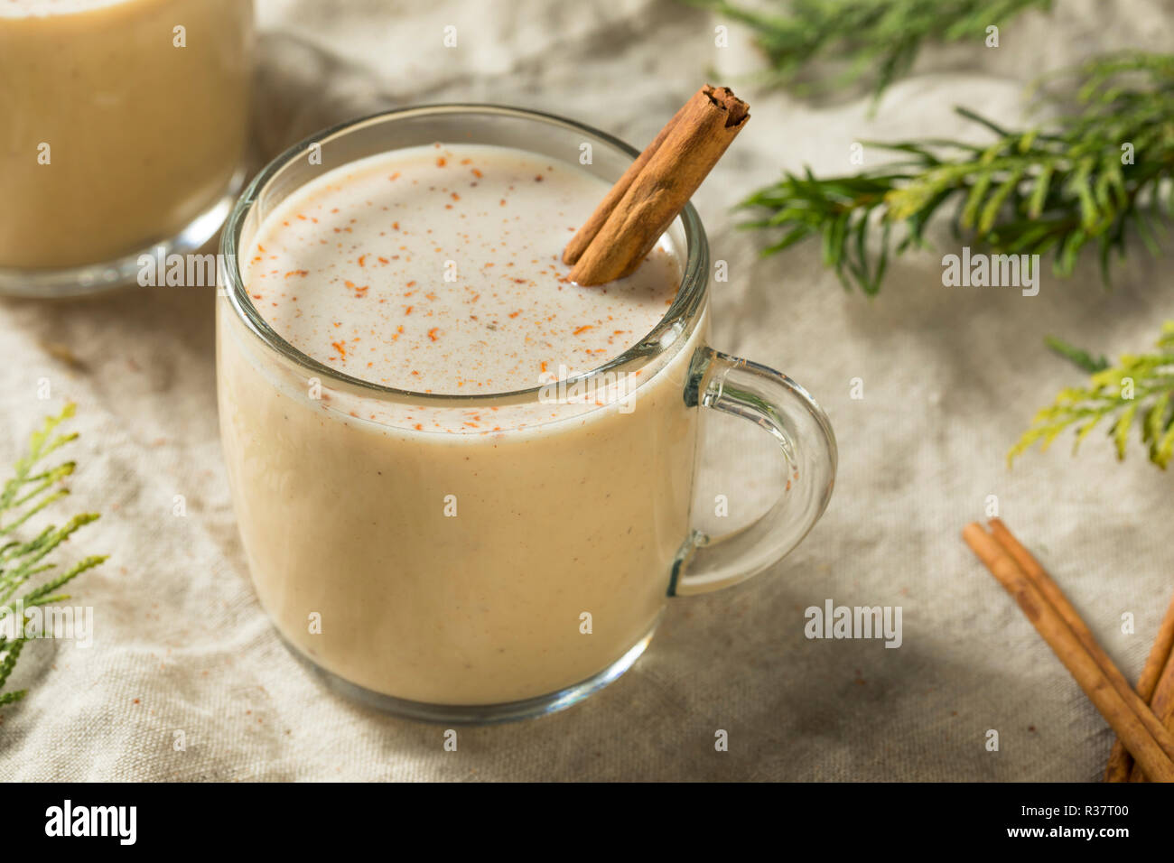 Homemade Puerto Rican Coquito Eggnog for the Holidays Stock Ph