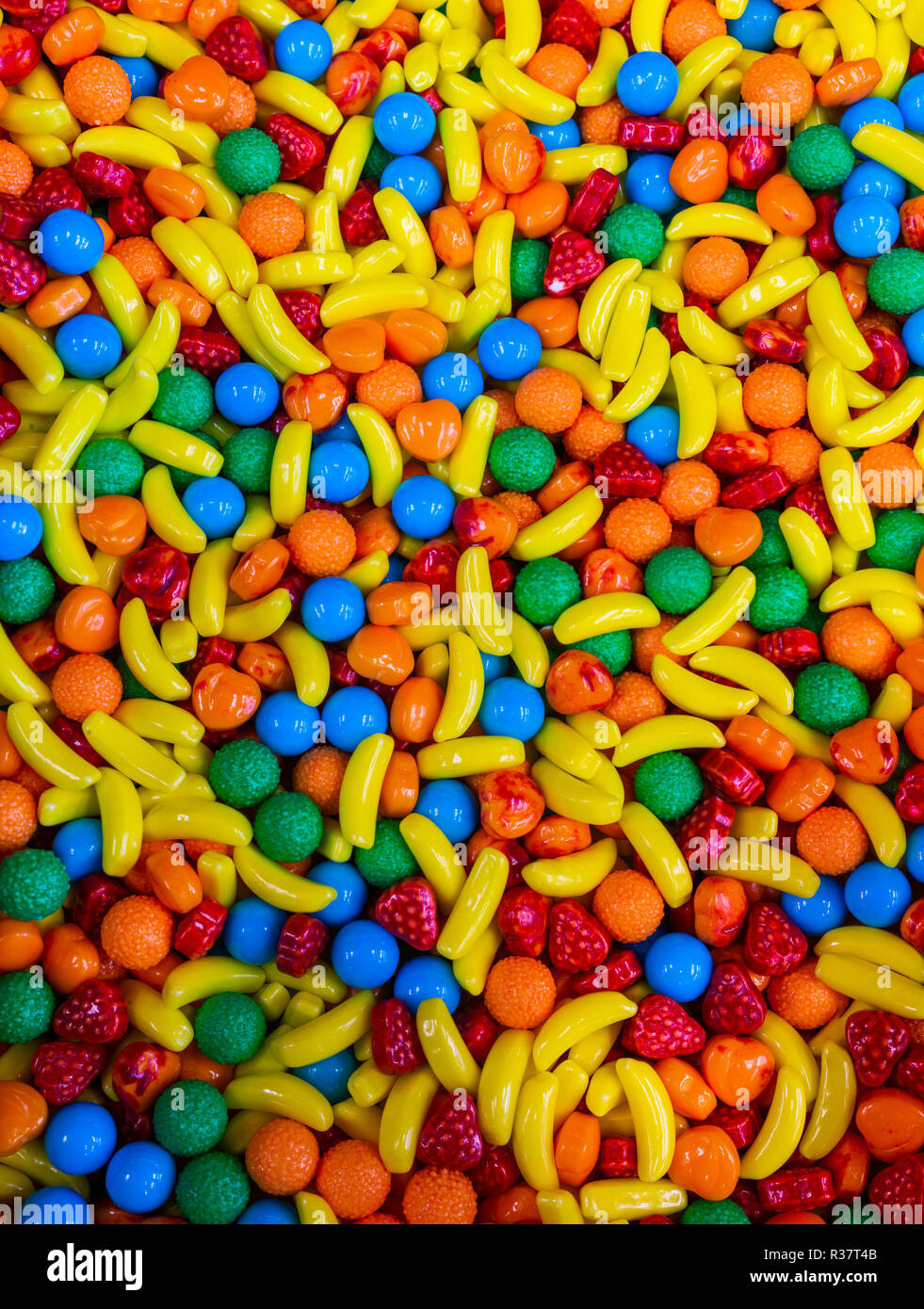 Colourful sweets, fruit blasts, Canada Stock Photo