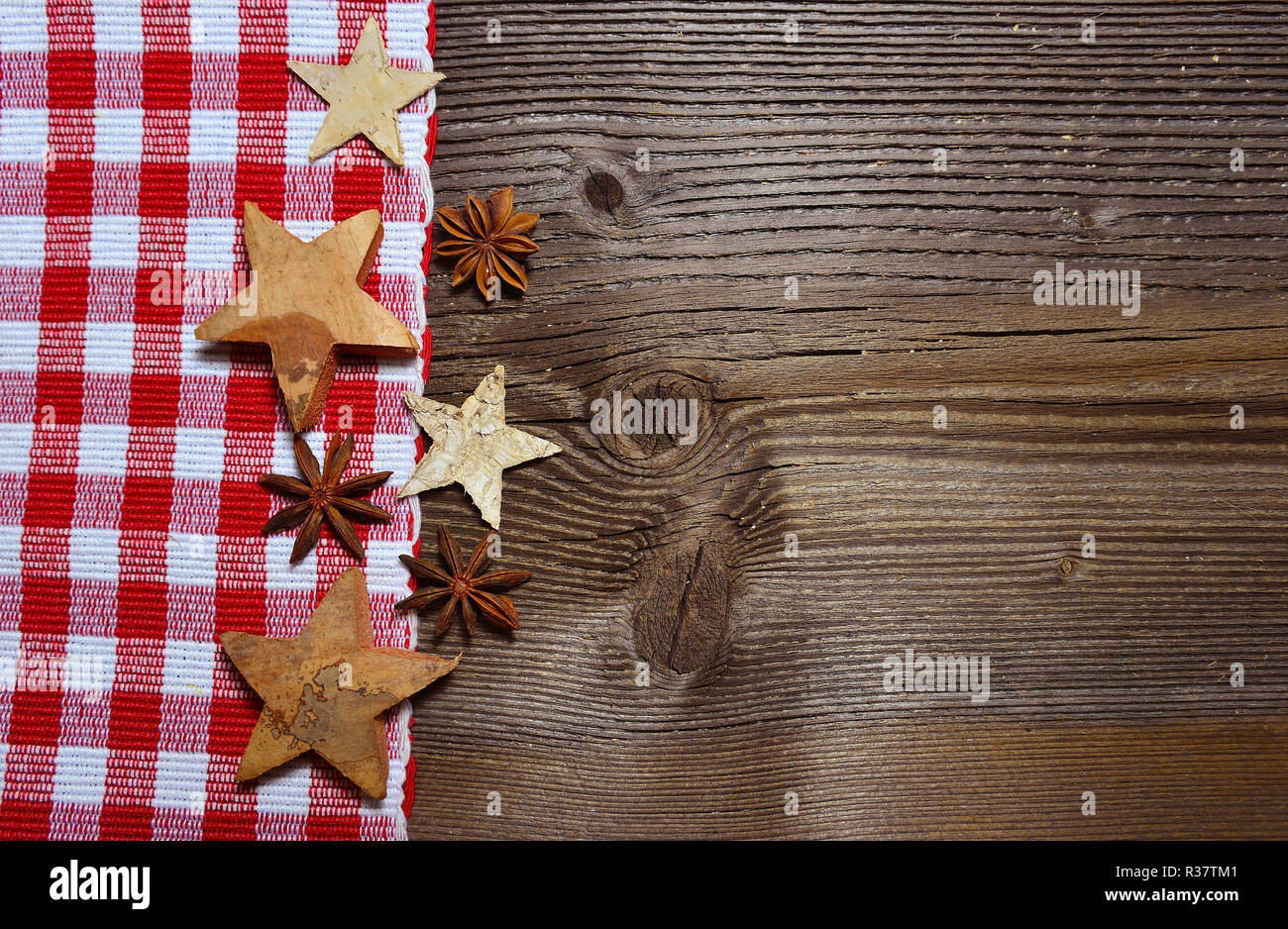 christmas wood background Stock Photo - Alamy