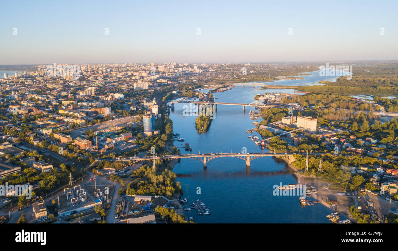 City River Bridges Stock Photo - Alamy