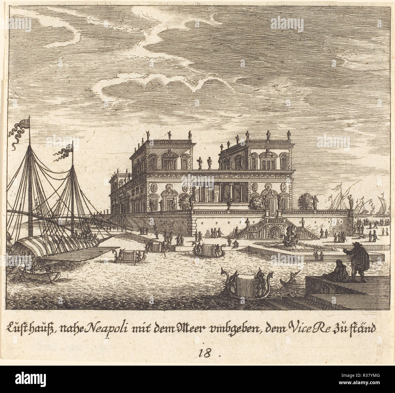Dated: 1681. Medium: etching. Museum: National Gallery of Art, Washington DC. Author: Melchior Küsel after Johann Wilhelm Baur.