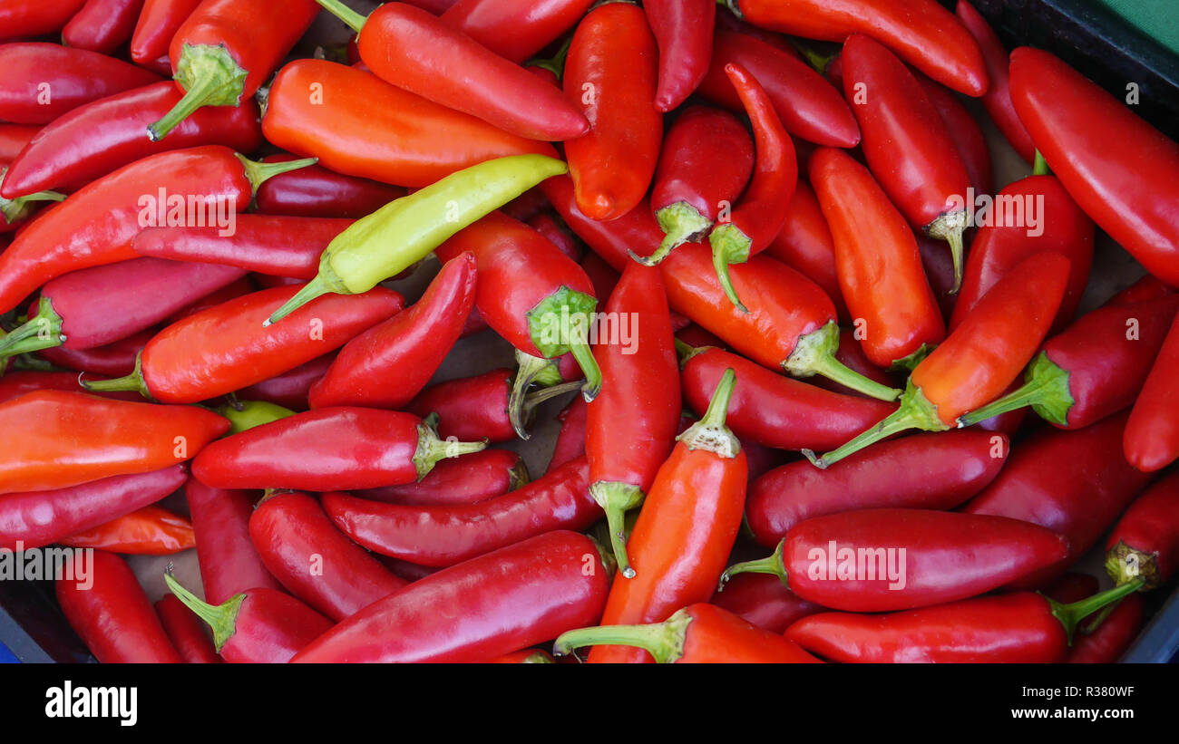 Red chilli eating market hi-res stock photography and images - Alamy
