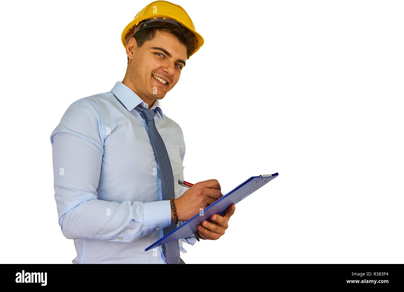 Young Engineer making a plan Stock Photo - Alamy