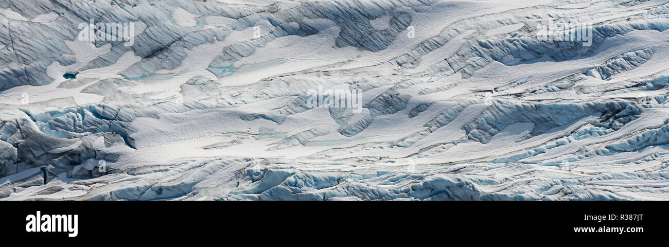Tunsbergdalsbreen is a glacier in the municipality of Luster in Sogn og Fjordane, Norway. It is a side branch, actually the longest glaciar arm of the Stock Photo