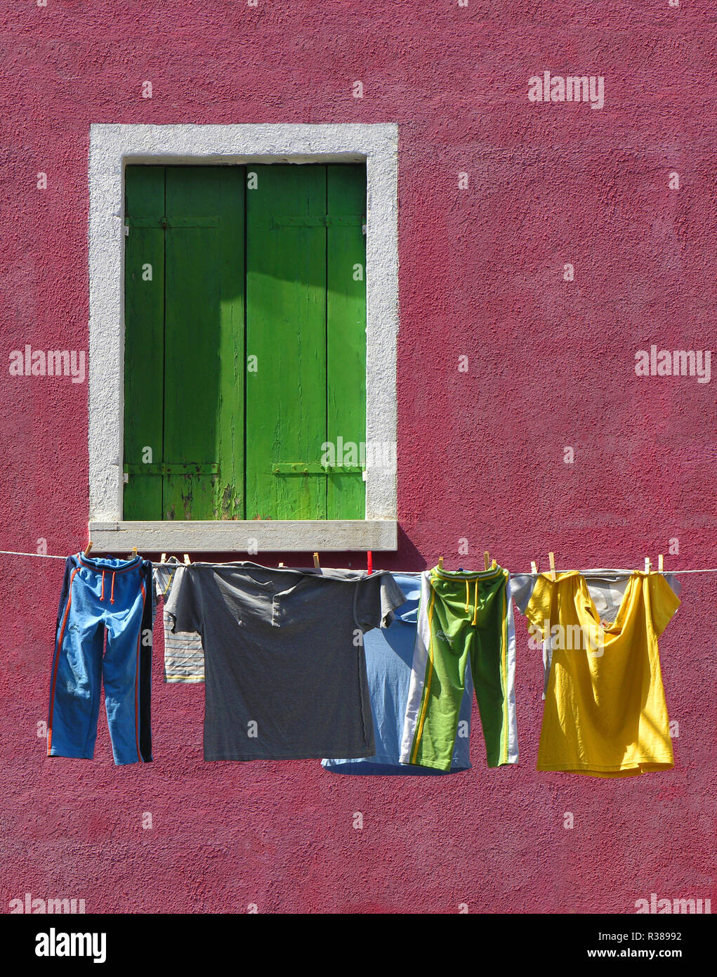 window in venice Stock Photo Alamy