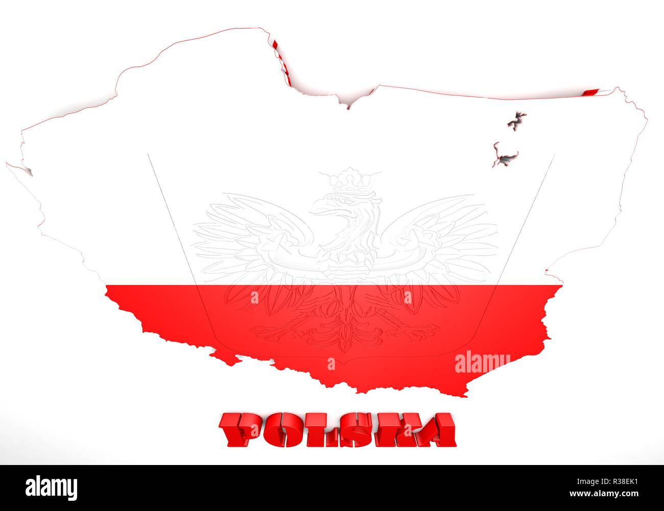 Map of old poland borders hi-res stock photography and images - Alamy