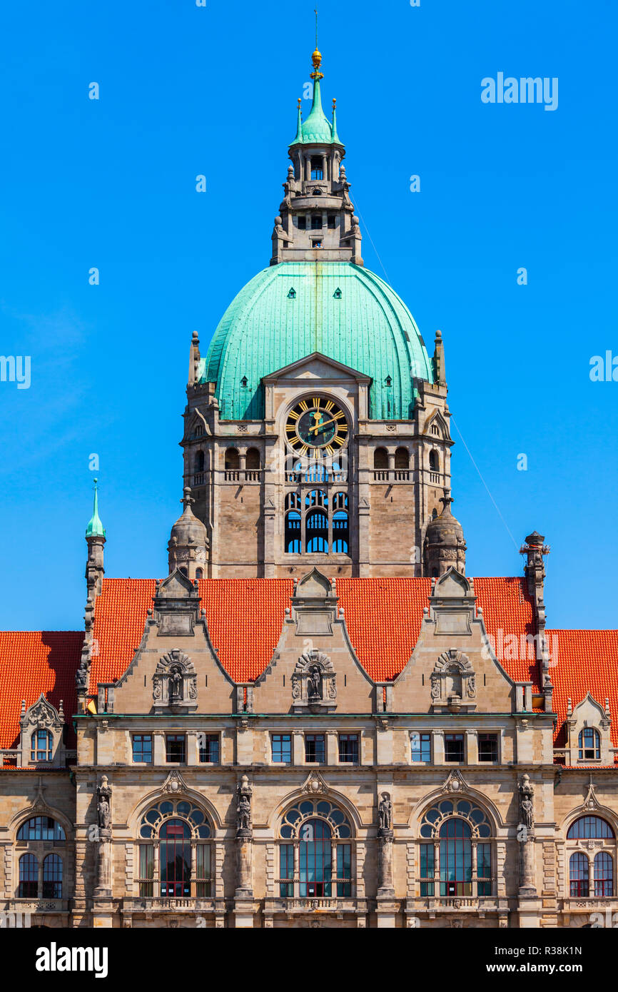 City plan Hanover Germany