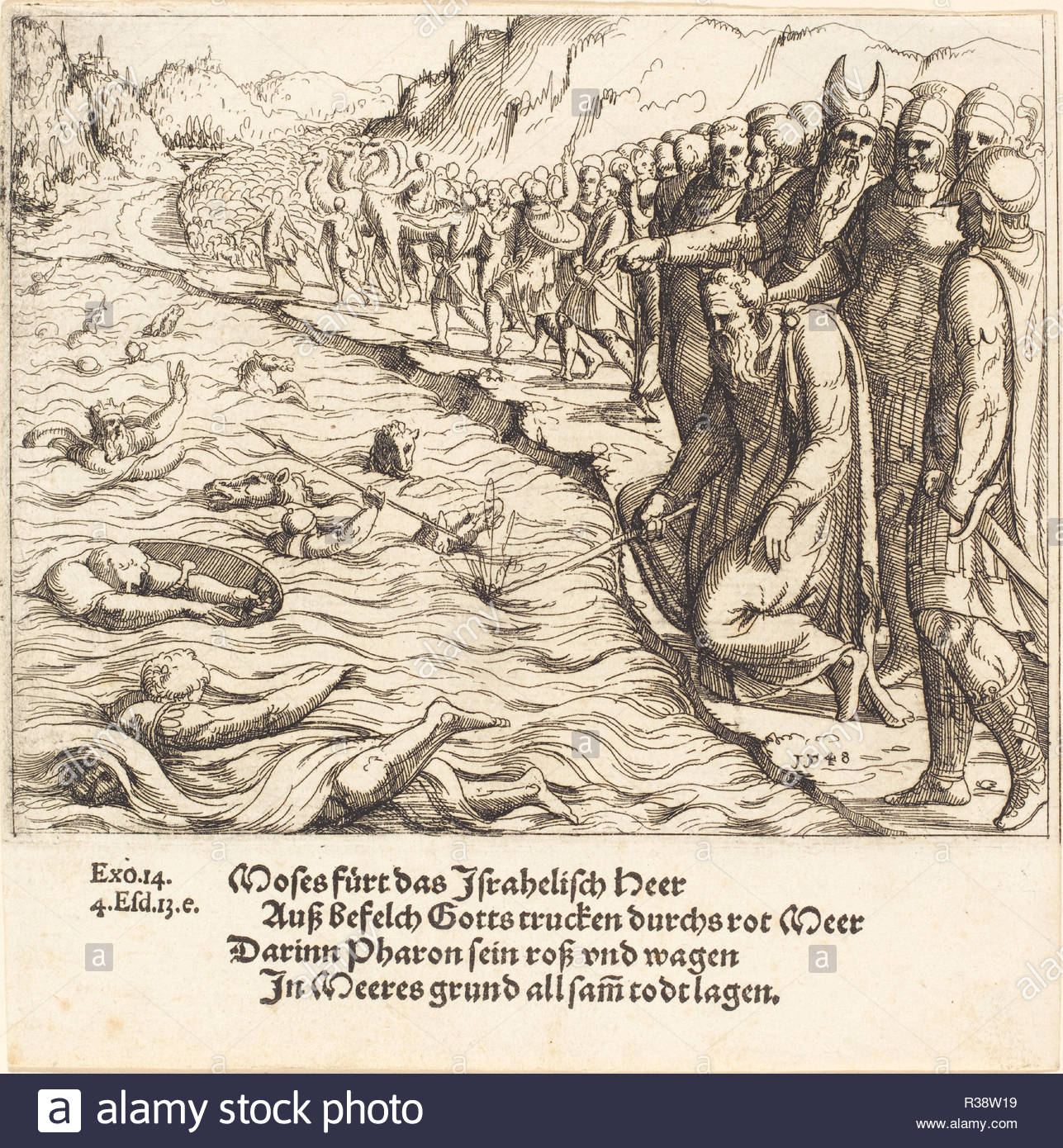 Dated: 1548. Medium: etching. Museum: National Gallery of Art, Washington DC. Author: Augustin Hirschvogel.