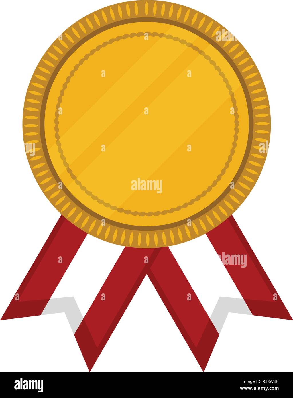 Golden medal icon Stock Vector Image & Art - Alamy
