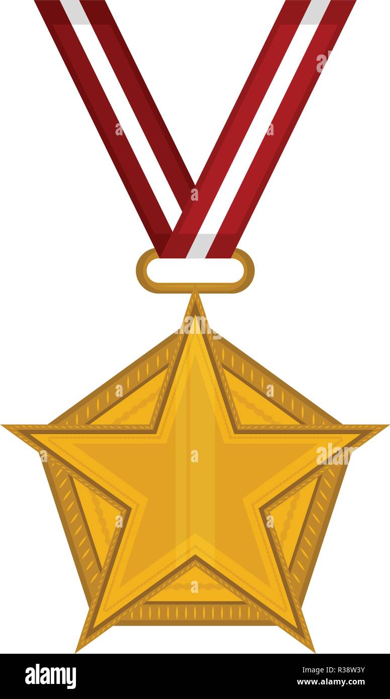 Golden medal icon Stock Vector Image & Art - Alamy
