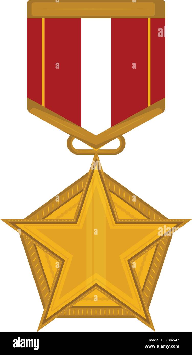 Golden medal icon Stock Vector Image & Art - Alamy