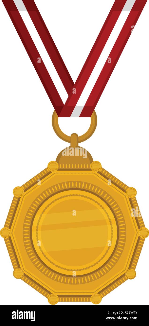 Golden medal icon Stock Vector Image & Art - Alamy