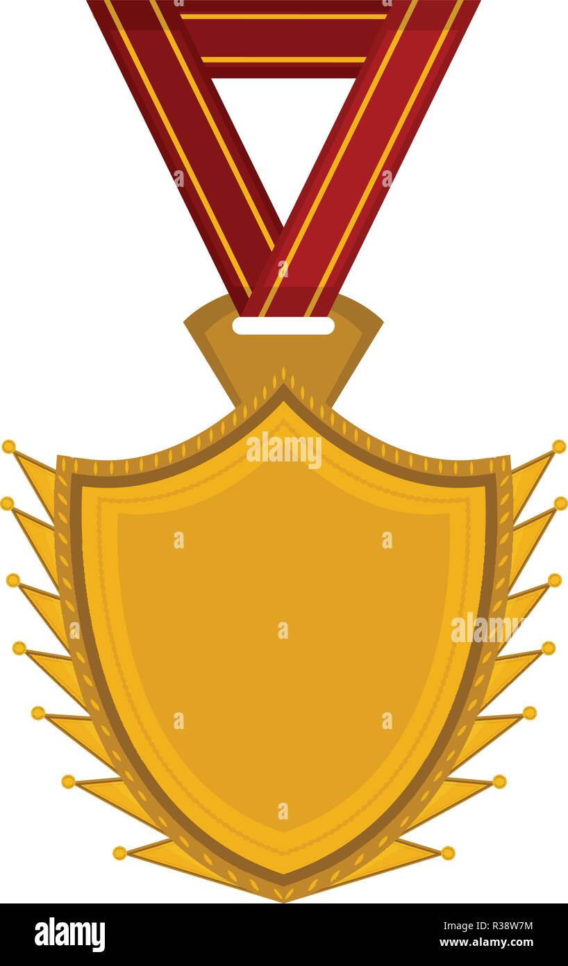 Golden medal icon Stock Vector Image & Art - Alamy