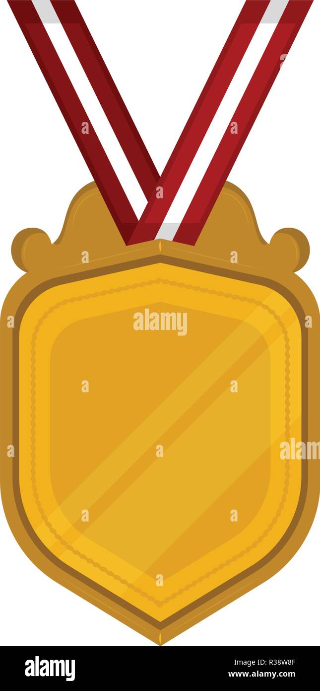Golden medal icon Stock Vector Image & Art - Alamy
