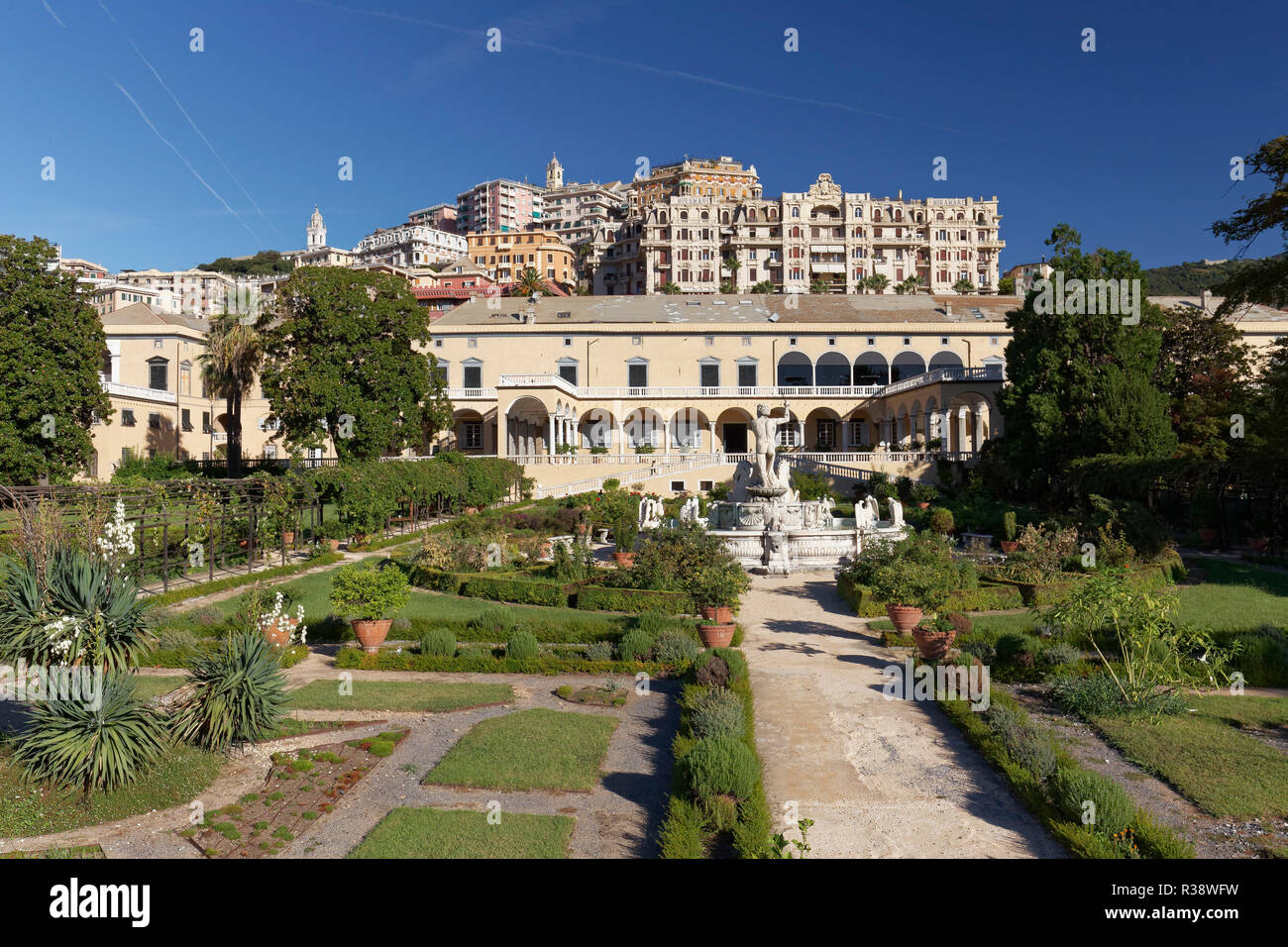 Villa of the Prince, Villa del Principe, Palace of Andrea Doria, Genoa, Liguria, Italy Stock Photo