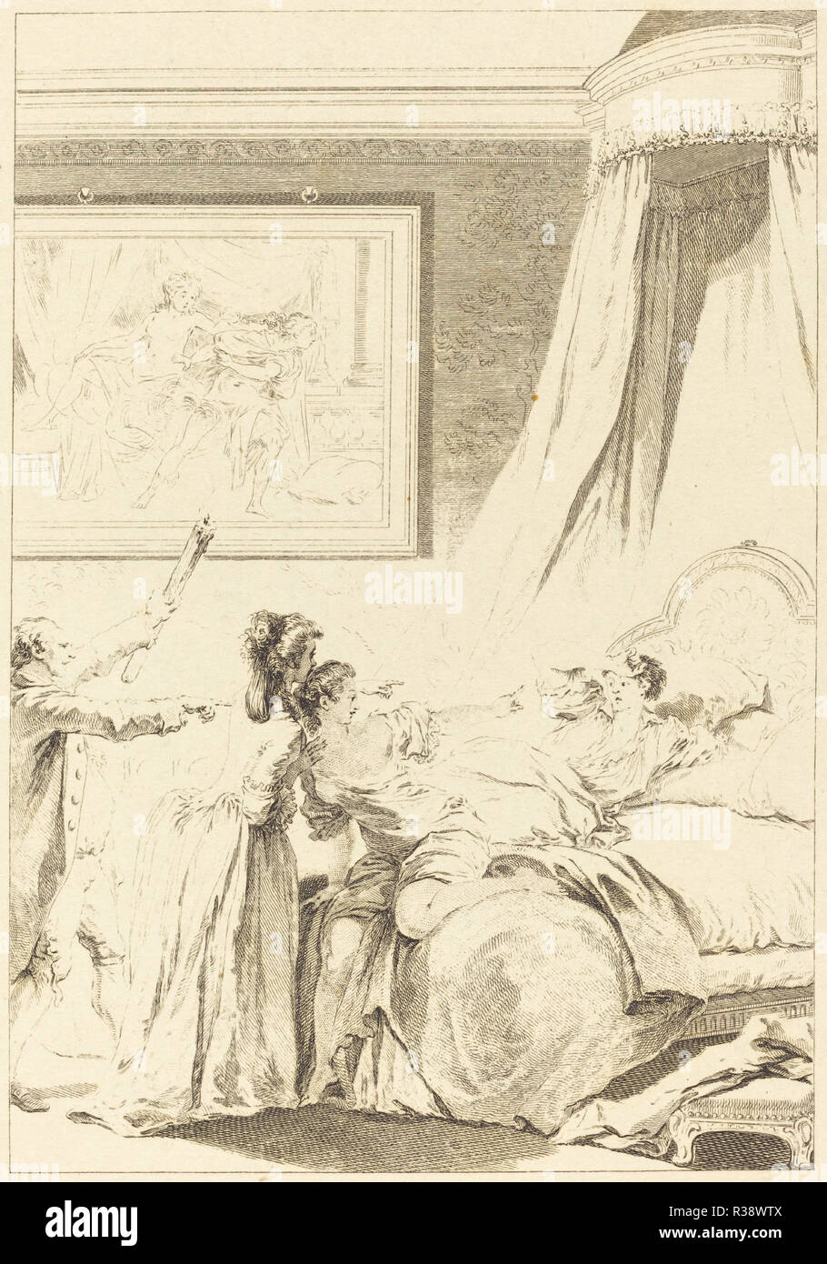 Le gascon puni. Medium etching. Museum National Gallery of Art