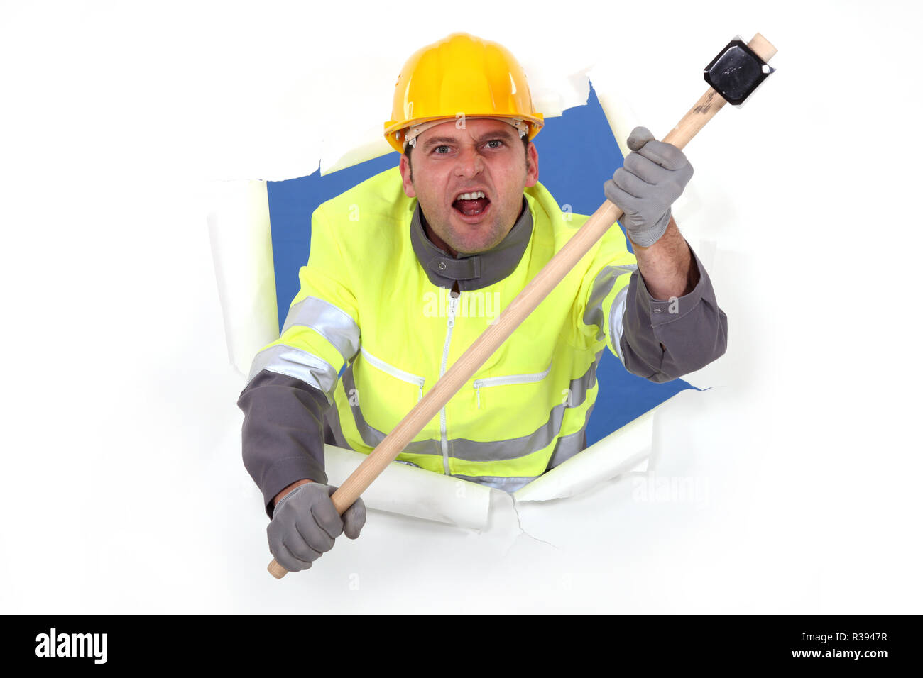 Man and mask and ripping hi-res stock photography and images - Alamy